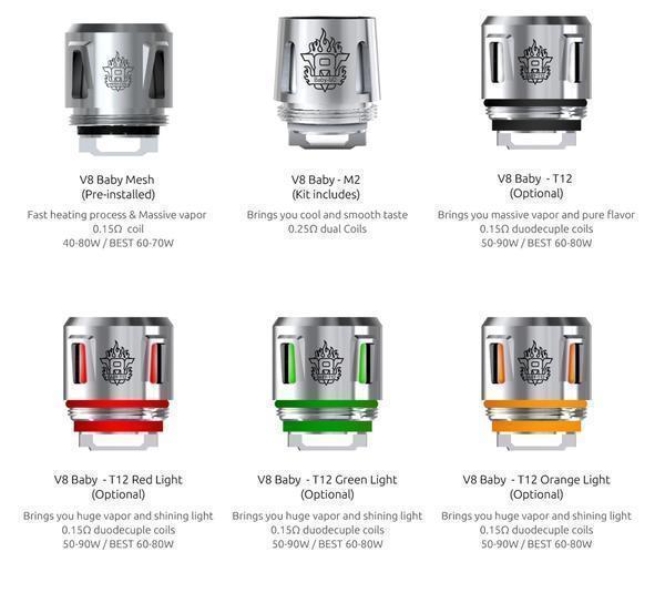 SMOK V8 Baby Prince Coils (Pack of 5) Group Photo