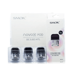 SMOK Novo X Replacement Pods (3-Pack) | DC 0.8ohm MTL with Packaging