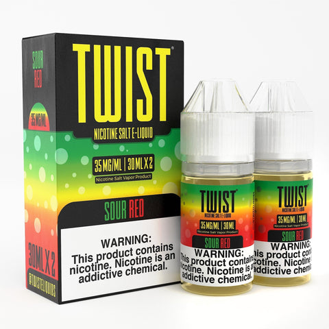 Sour Red by Twist Salts Series 60mL with Packaging