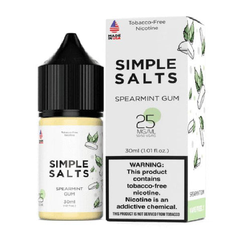 Spearmint Gum by Simple Salts 30mL with Packaging