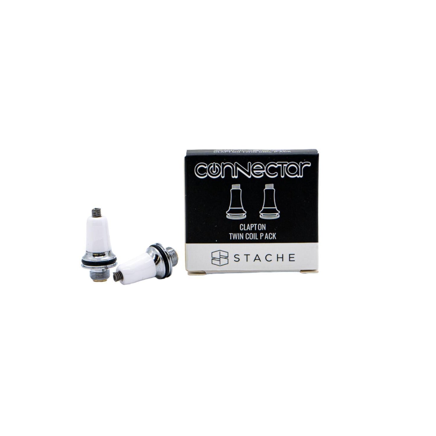 Stache ConNectar | Clapton Coil Twin Pack with packaging