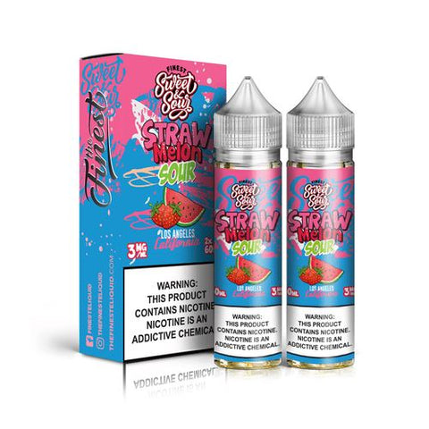 Straw Melon Sour by Finest Sweet & Sour 120ML with packaging