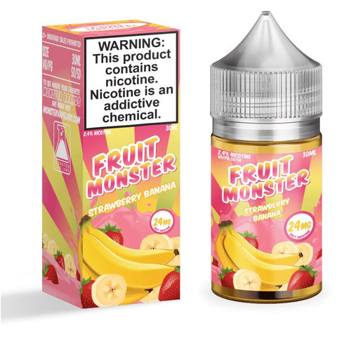 Strawberry Banana by Fruit Monster Salts Series 30ml with Packaging