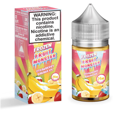 Strawberry Banana Ice by Frozen Fruit Monster Salts Series 30mL