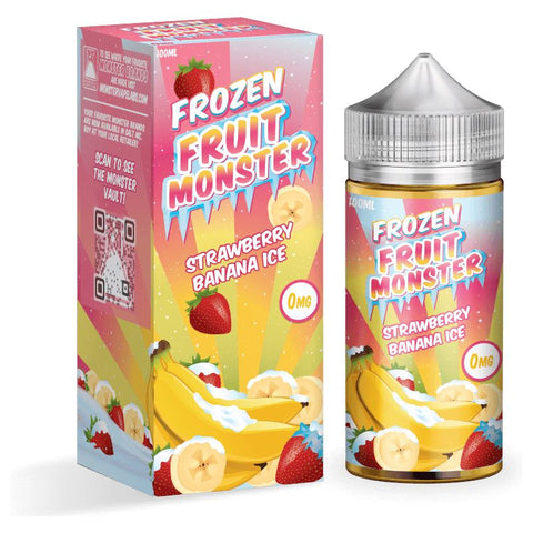 Strawberry Banana Ice by Frozen Fruit Monster Series 100mL with Packaging