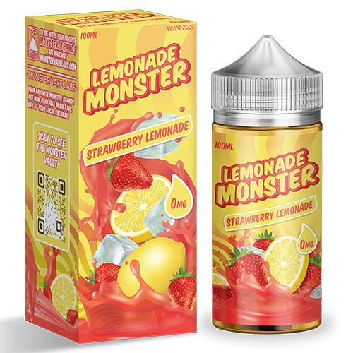 Strawberry Lemonade by Lemonade Monster Series 100mL with packaging