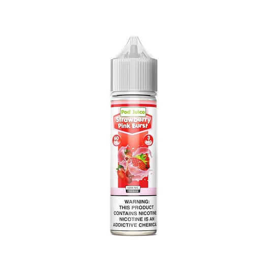 Strawberry Pink Burst by Pod Juice 60ML with Packaging