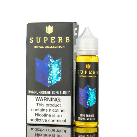 SUPERB ROYAL COLLECTION | Blue Pixels 60ML eLiquid with Packaging