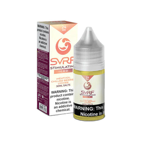 Stimulating Iced by Saveurvape - SVRF Salts 30mL with Packaging