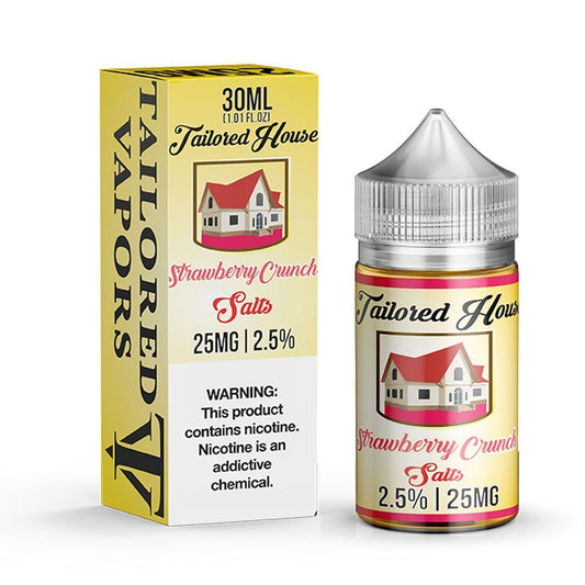 Strawberry Crunch by Tailored House E-Liquid 30mL with Packaging
