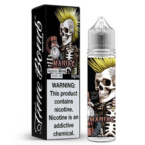 Time Bomb Vapors | Maniac 60ML Eliquid wit Packaging