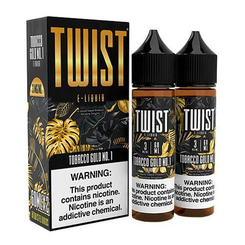 Tobacco Gold No. 1 by Twist E-Liquids 120ml with Packaging