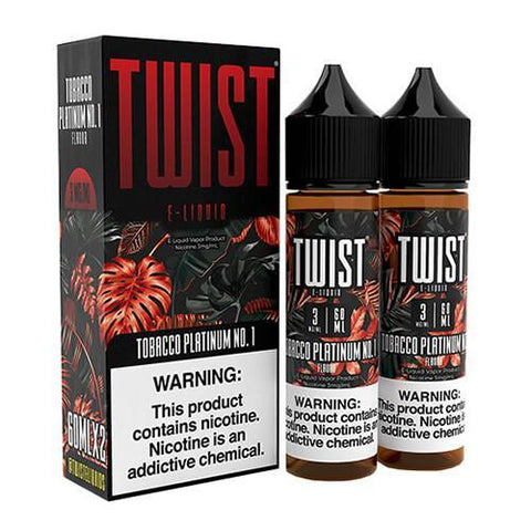 Tobacco Platinum No. 1 by Twist E-Liquids 120ml with Packaging