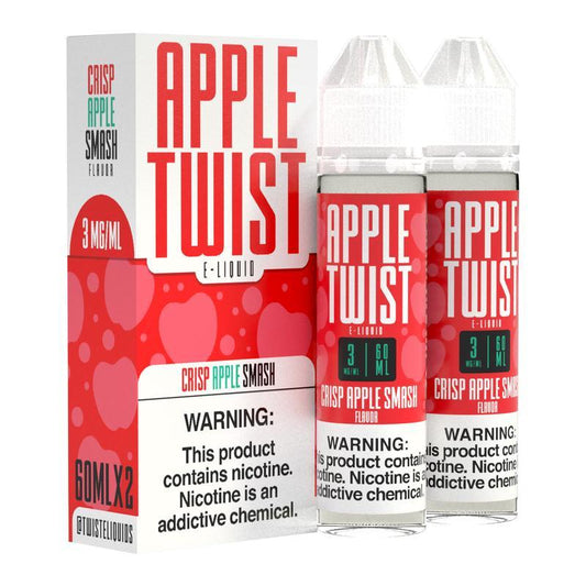 Crisp Apple Smash by Twist E-Liquids 120ml with Packaging