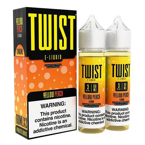 Yellow Peach by Twist E-Liquids 120ml with packaging