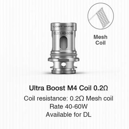 Lost Vape Ultra Boost Coils m4