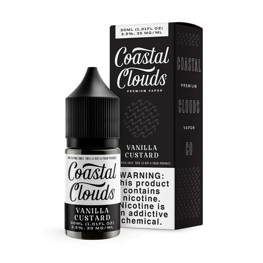 Vanilla Custard by Coastal Clouds Salt Series 30mL with Packaging