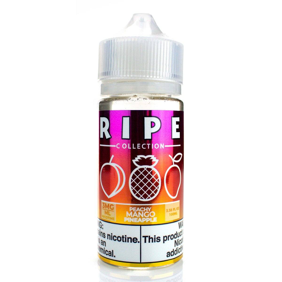 Peachy Mango Pineapple by Vape 100 Ripe Collection 100mL bottle