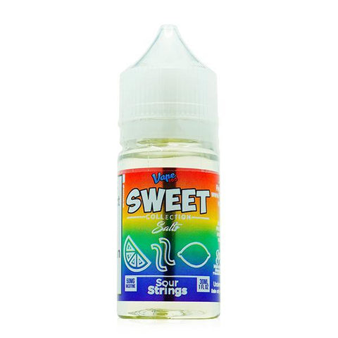 Sour Strings by Vape 100 Sweet Salts Collection 30mL bottle