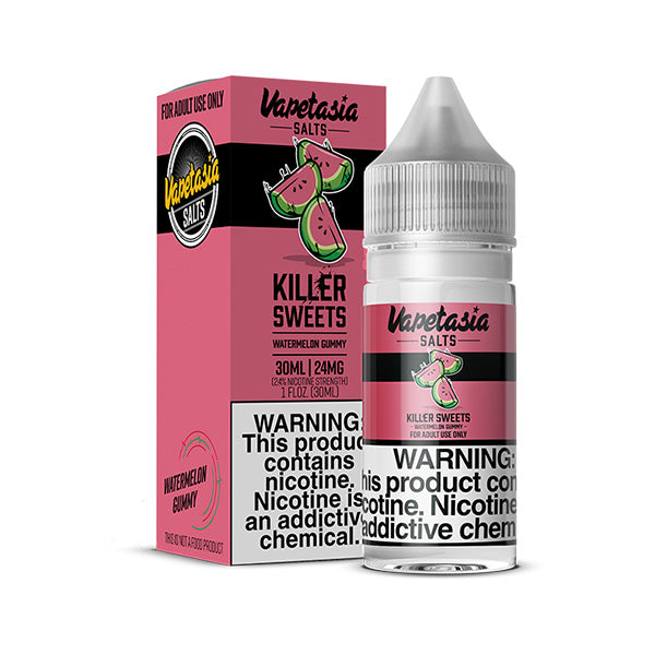 Killer Sweets Watermelon Gummy by Vapetasia Synthetic Salts 30ml with Packaging