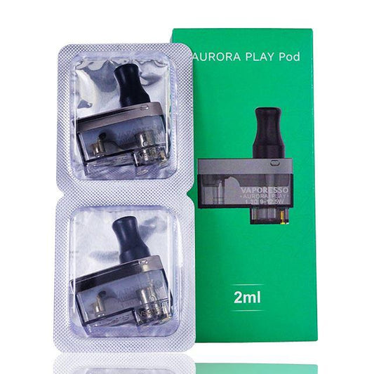 Vaporesso Aurora Play (Click) Replacement Pods (2-Pack) with packaging