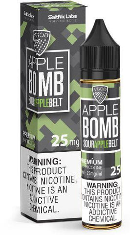 Apple Bomb by VGOD Salt 30mL with packaging