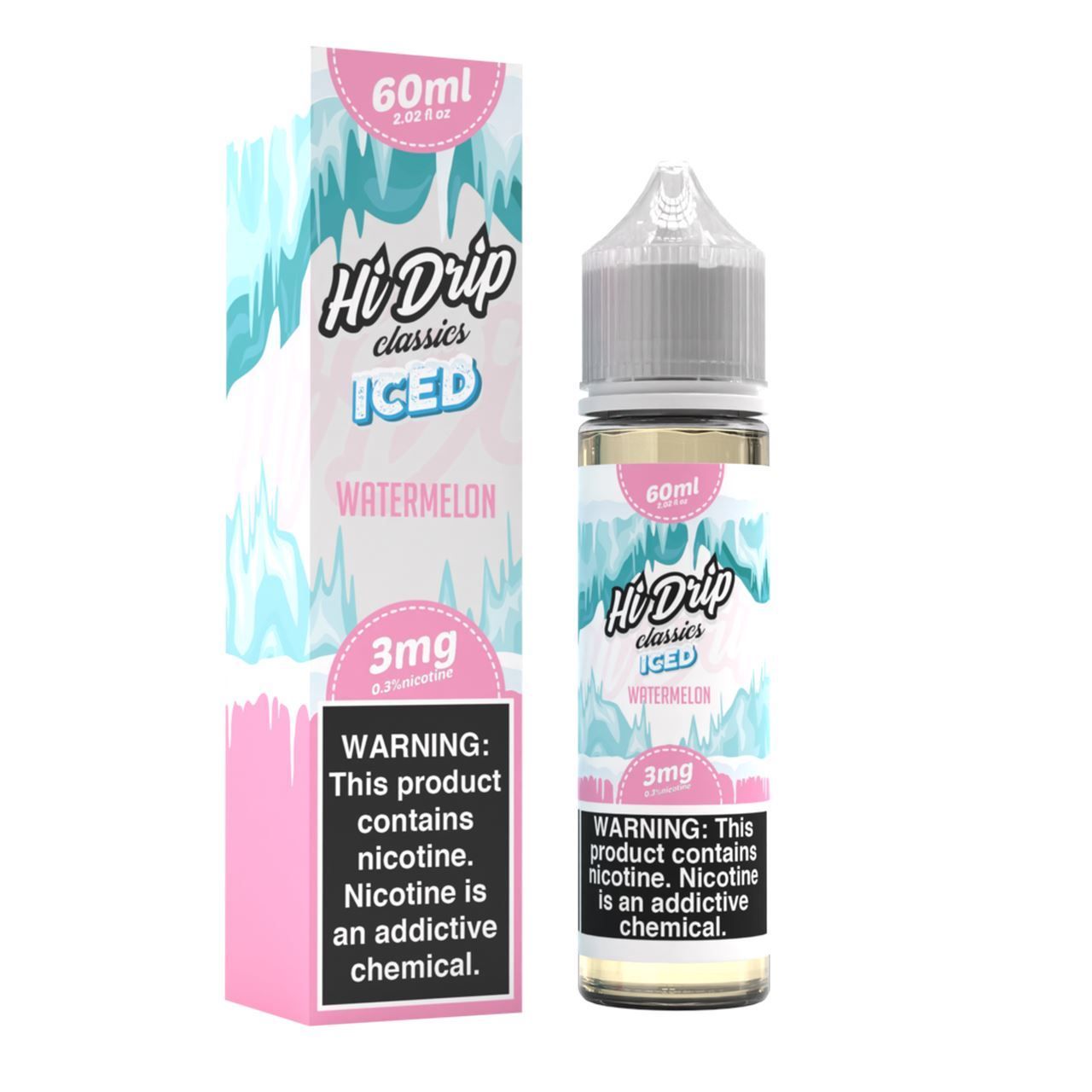 Watermelon Iced by Hi-Drip Classics E-Liquid 60ML with Packaging