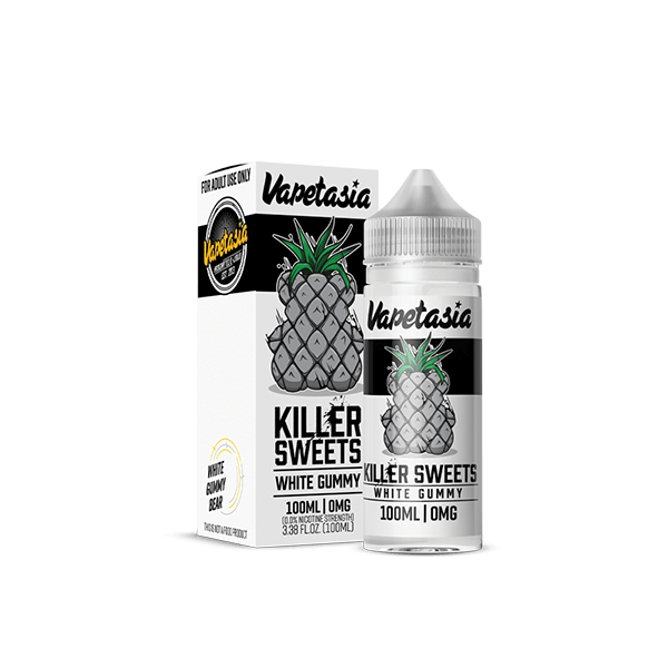 Killer Sweets White Gummy by Vapetasia TFN Series 100mL with packaging