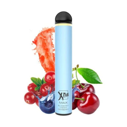 XTRA MAX Disposable Device | 2500 Puffs | 7mL Blueberry Cherry
