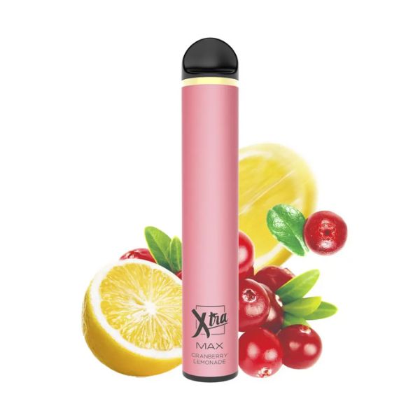 XTRA MAX Disposable Device | 2500 Puffs | 7mL Cranberry Lemonade