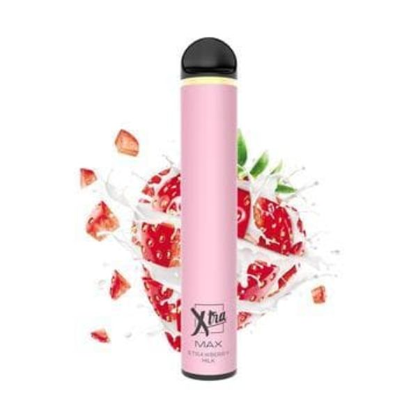 XTRA MAX Disposable Device | 2500 Puffs | 7mL Strawberry Milk