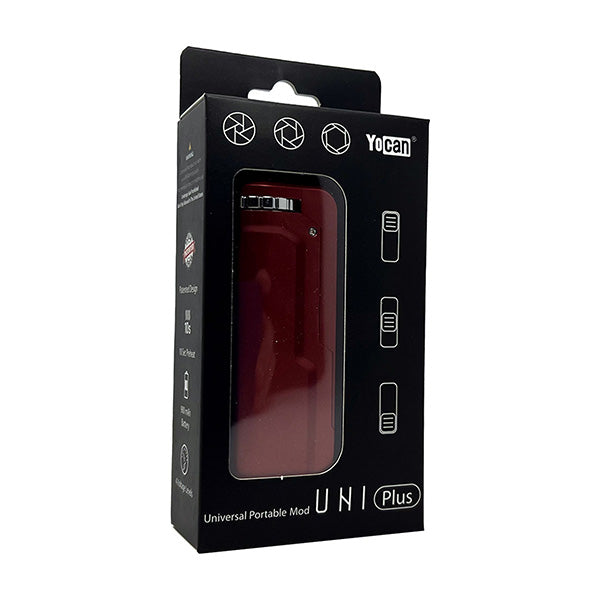 Yocan Uni Plus Kit | 900mAh Burgundy with Packaging