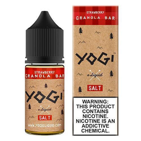 Strawberry Granola Bar by Yogi Salt 30ml with packaging
