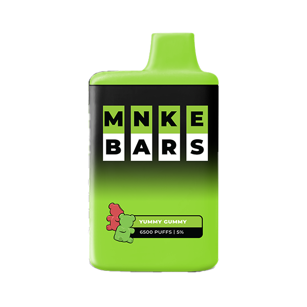 MNKE Bars Disposable | 6500 Puffs | 16mL | 50mg | Yummy Gummy